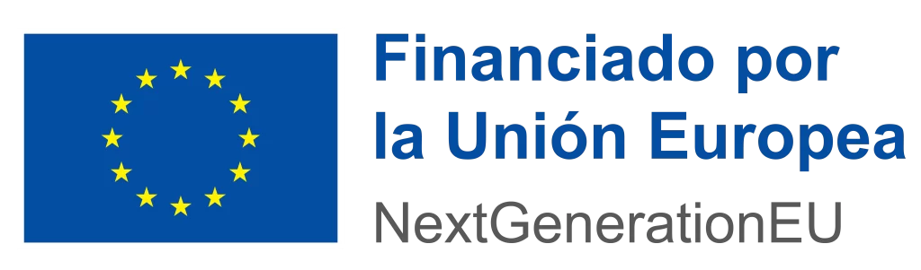 Logo Financiado por la Unión Europea, NextGenerationUE
